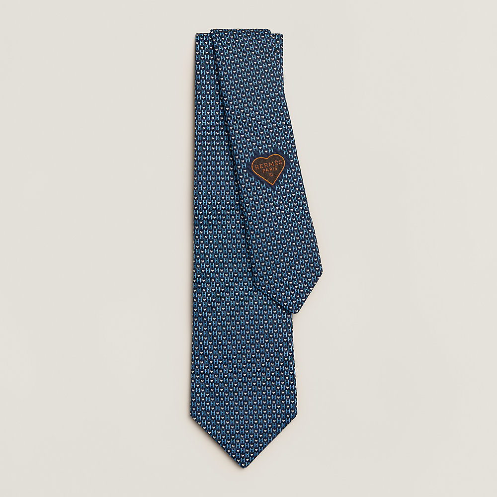 Hermes light discount blue tie